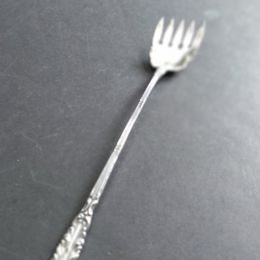 Antique Sterling Silver Relish Fork
